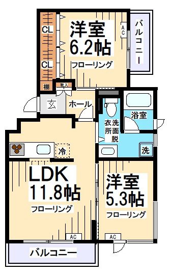 メゾン西原Ｋ 間取り