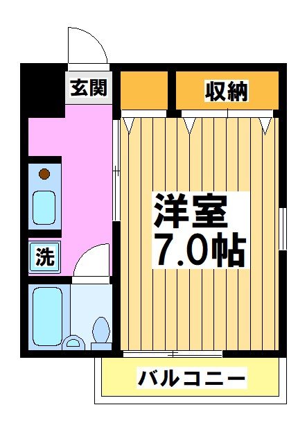 ベルエール調布 間取り