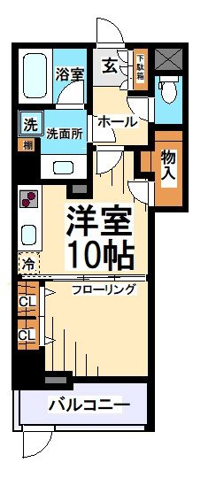 ゼファー明大前クローチェ  間取り