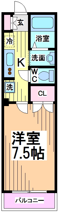 マノワール代田橋 間取り
