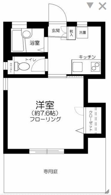 ルーブル新川 100号室 間取り