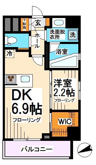 アジールコート桜上水   間取り