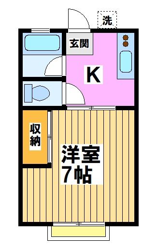 シティハイムブルー 間取り