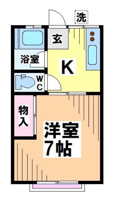 シティハイムブルー 間取り