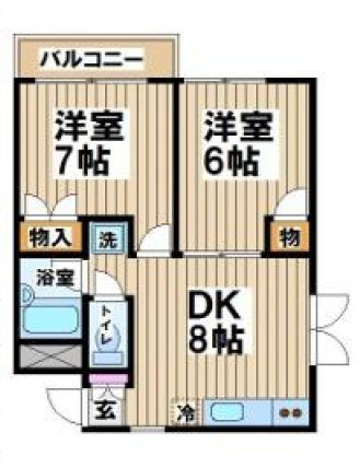 杉田レジデンス 306号室 間取り