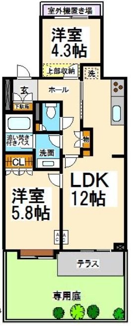 明大前パーク・ホームズ  間取り