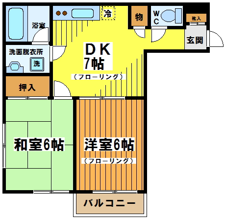 武蔵ハイツⅠ 間取り図
