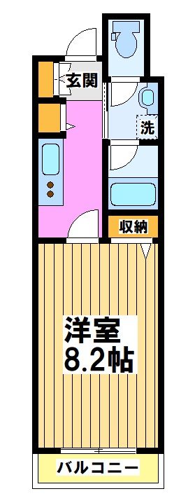 ラソ フエルサ（Lazo Fuerza） 402号室 間取り