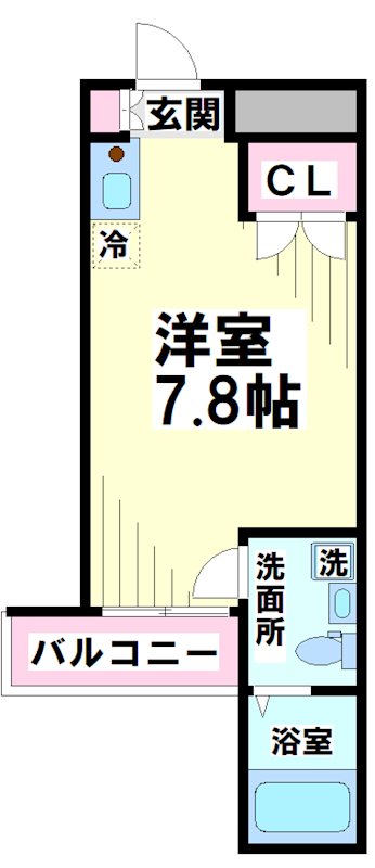 ハツダイフラット 間取り
