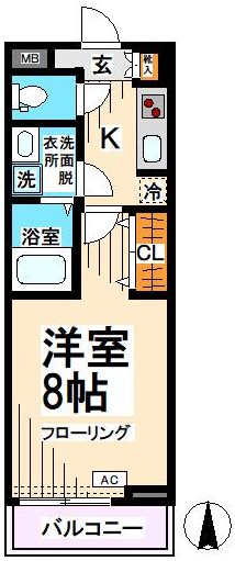 ゼルコバール赤堤  間取り