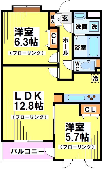 ラヴェーヌ 間取り