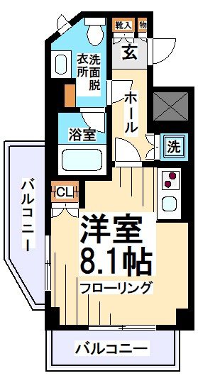 日神デュオステージ幡ヶ谷　  間取り