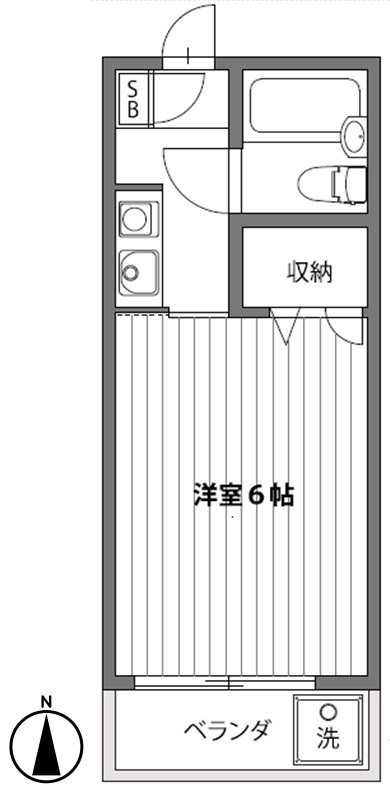 シャトル・ハイムⅢ 間取り図
