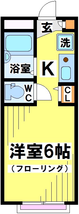 エクセレント調布 間取り図