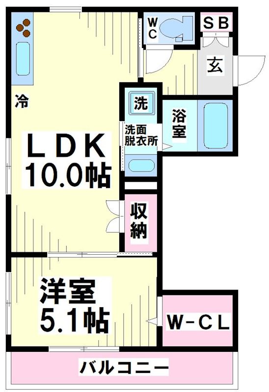 シエロアスール 間取り図