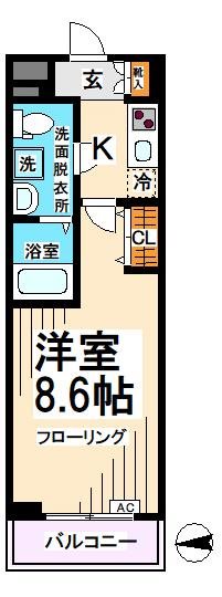 ジェノヴィア桜上水スカイガーデン  間取り