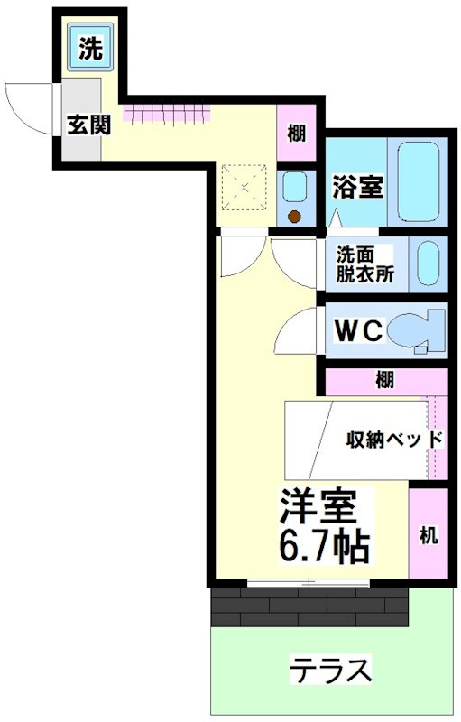 メゾンブランシュ下北沢 間取り