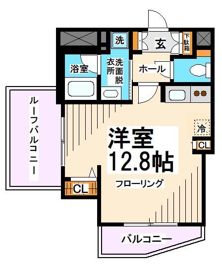 オーク・スクエア八幡山 間取り
