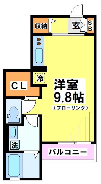 マーリエ調布 302号室 間取り