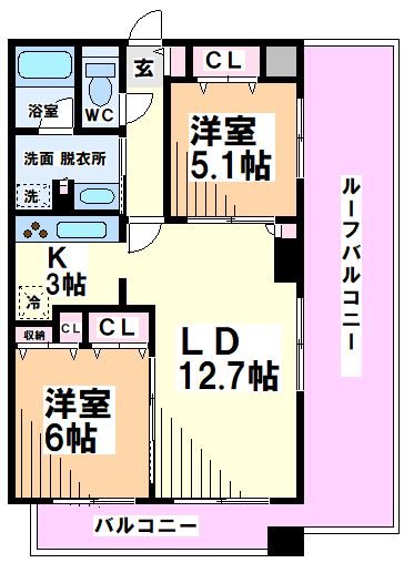 SASAZUKA　TODAY 間取り