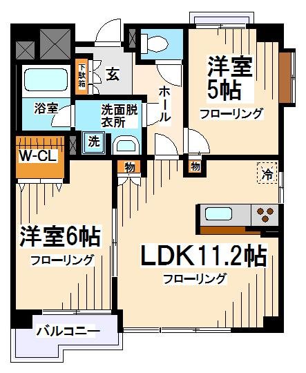チュリス明大前  間取り