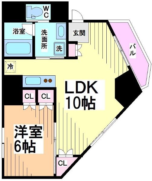 パークアクシス方南町 間取り