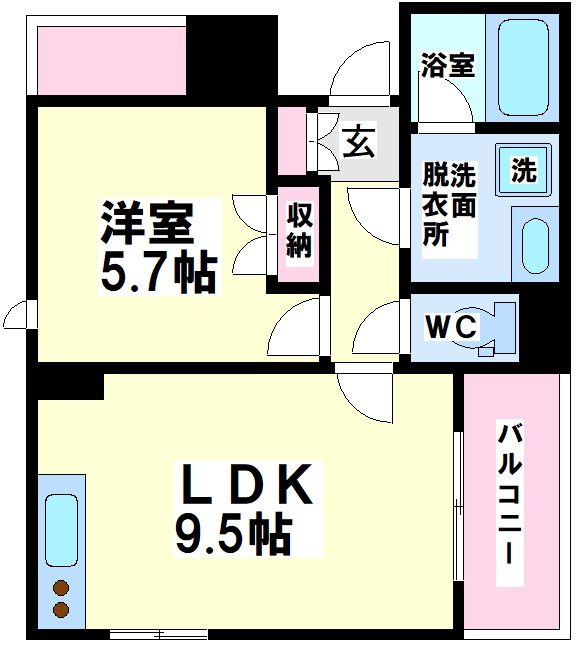 シャトー初台Ⅱ 間取り