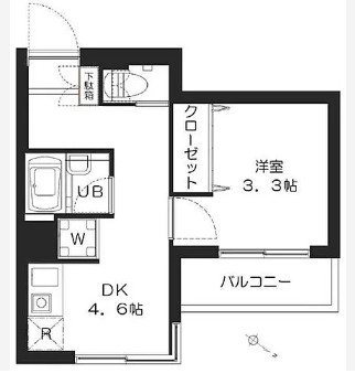 ロイヤルパレス 303号室 間取り