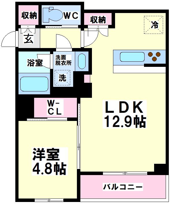 アジールコート方南町テラス 間取り