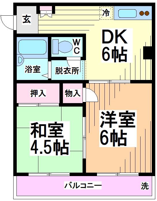 シャトレー富士 間取り
