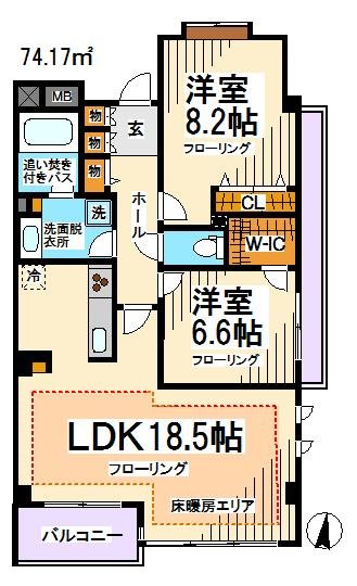 クールセリシエ  間取り