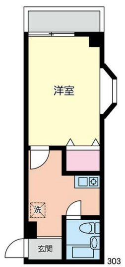 調布FTビル 303号室 間取り