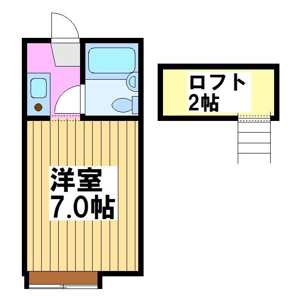 エトワール銀河 103号室 間取り