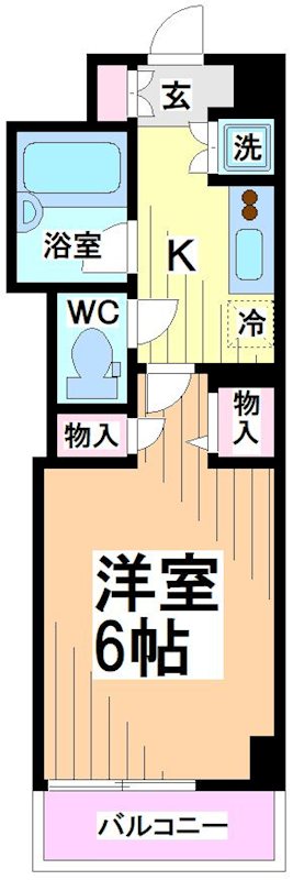 ジェイフラッツ初台　  間取り