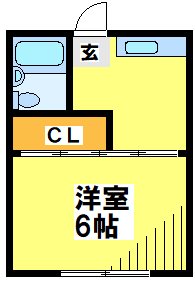 犬井コーポ 間取り