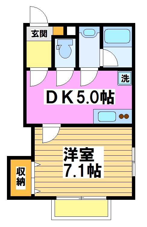 ルミエール喜多見 間取り