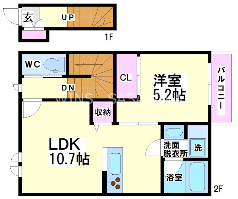 オルキデ蘆花公園 弐番館 間取り