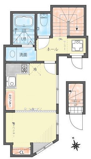 方南町テラスハウスE 間取り