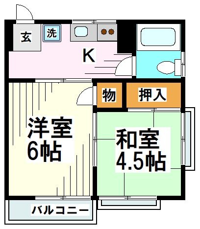 富沢コーポ 間取り