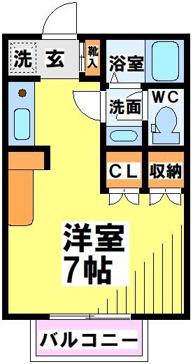 カーム深大寺Ⅱ 間取り