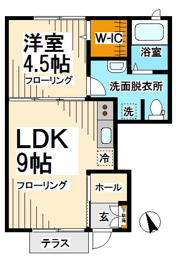 North経堂  間取り