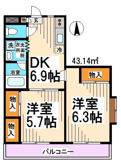 第7島田マンション  間取り