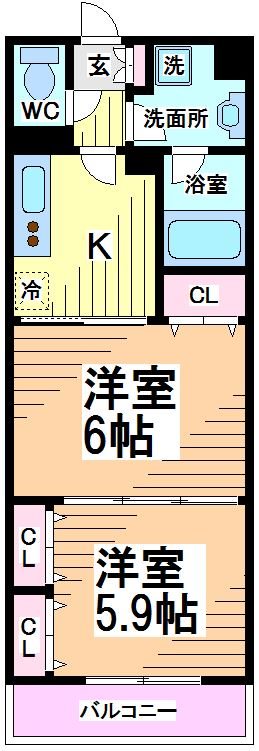 カサド笹塚　 間取り