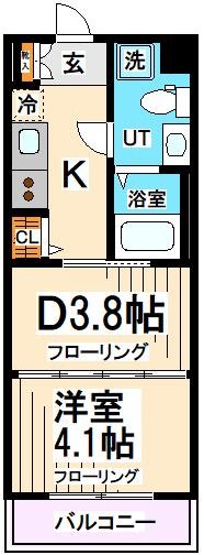 コルティーレ上北沢 間取り