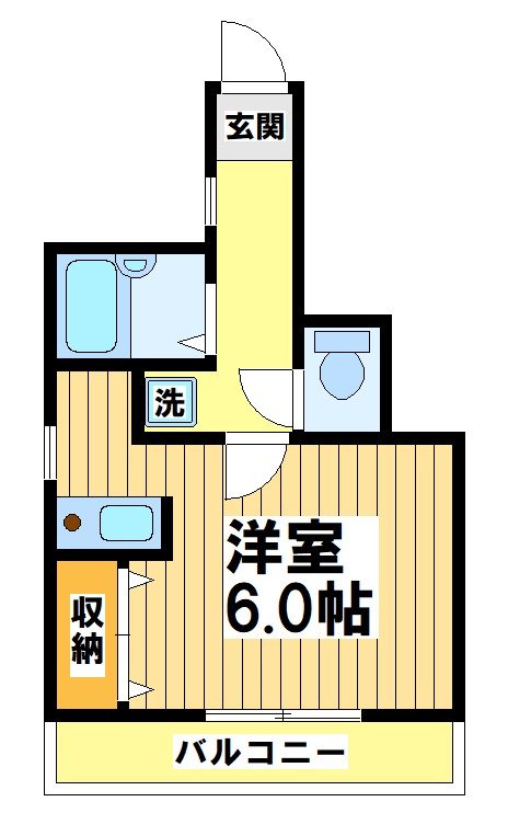 アザリア・ブリーズ 102号室 間取り