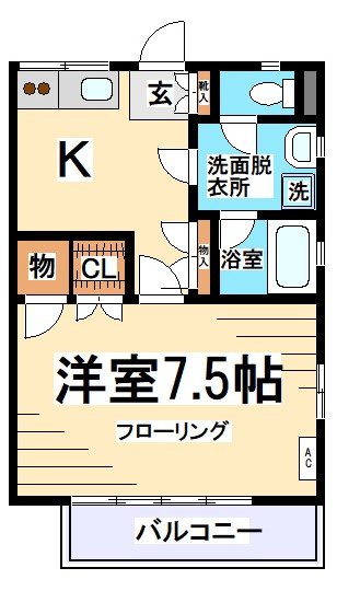 シャトル浜田山Ⅱ 間取り