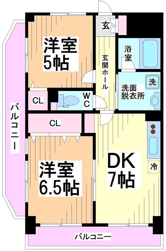 ルーセント方南　 間取り