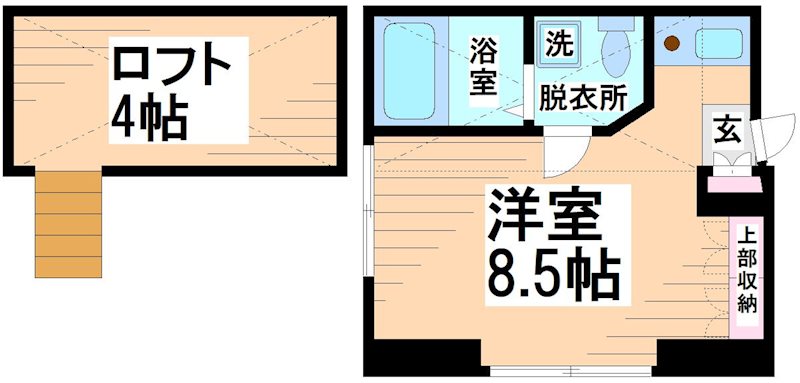 シティフラット南台 間取り