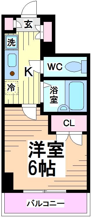 OLIO渋谷西原 間取り