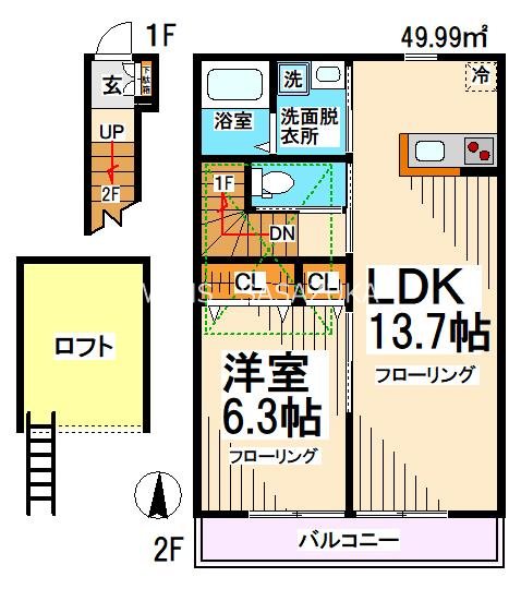 アーバンヒルズエルク  間取り